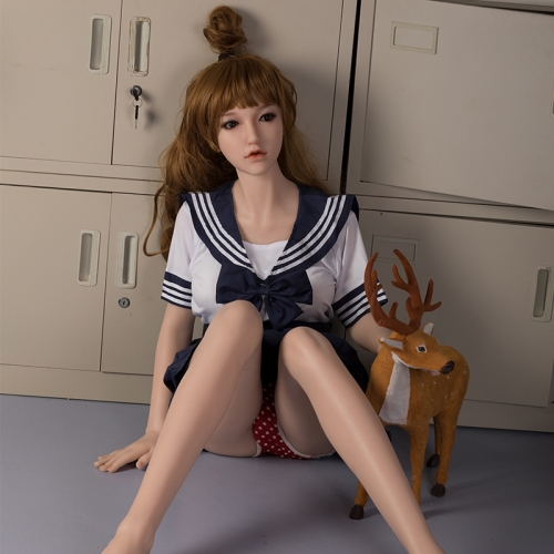 Small breasts 156cm full body real silicone female sex dolls for men